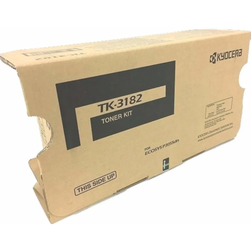 Toner Kyocera TK-3182 Negro para Ecosys P3055dn P3155dn M3655idn, 21000 Páginas
