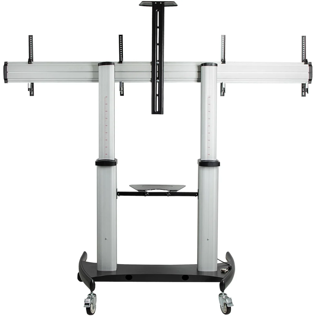Imagen 3 de Soporte Pedestal c/Ruedas para TV Dual 37" A 60" hasta 50Kg VESA 600*400