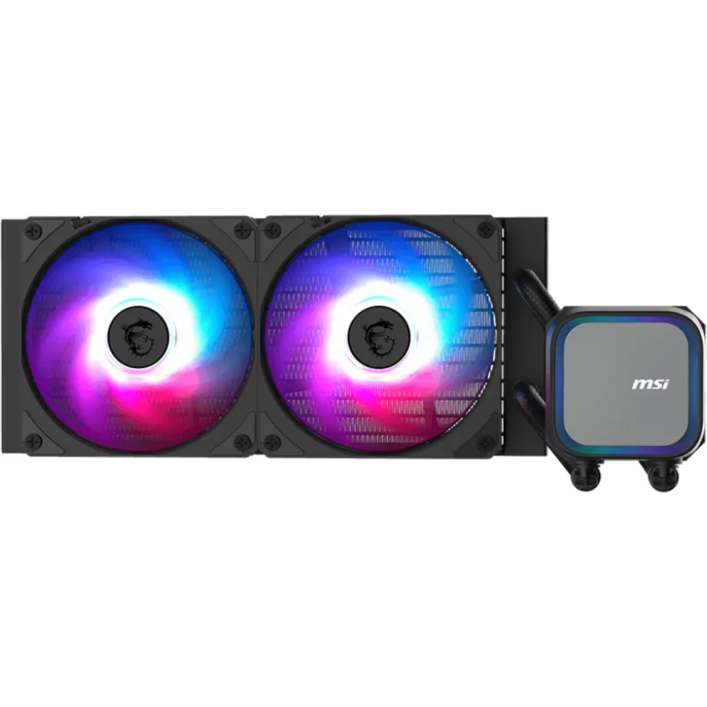 Imagen 1 de Refrigeración Líquida MSI MAG CORELIQUID A13 240 LGA1851 AM5 2*120mm 3100RPM