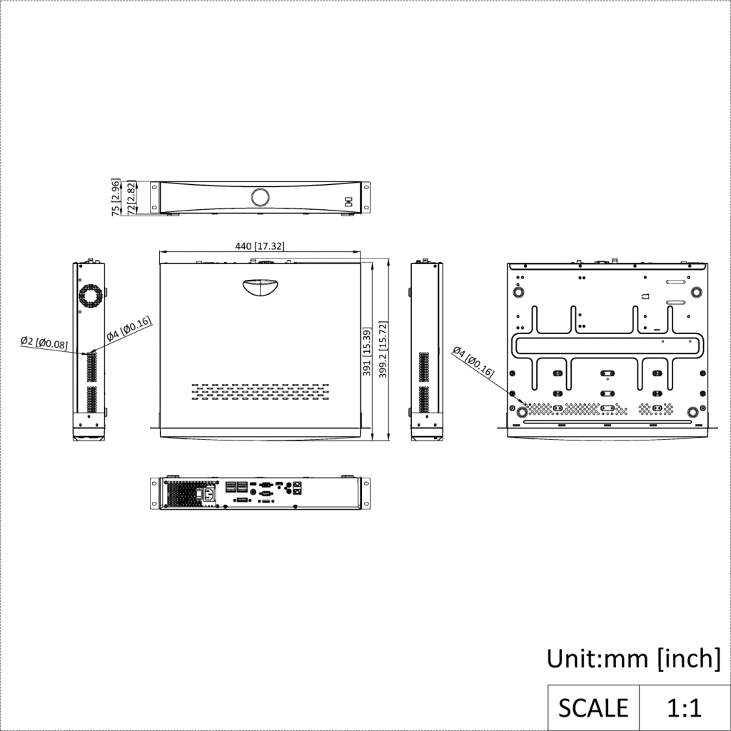 Imagen 5 de NVR Hikvision DS-7732NXI-K4, 32 canales AcuSense 4K serie K de 1,5 U
