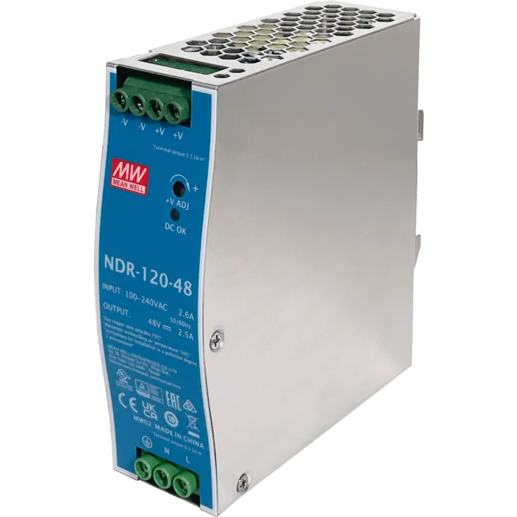 Fuente de Poder Mean Well NDR-120-48 48V 2.5A 120W