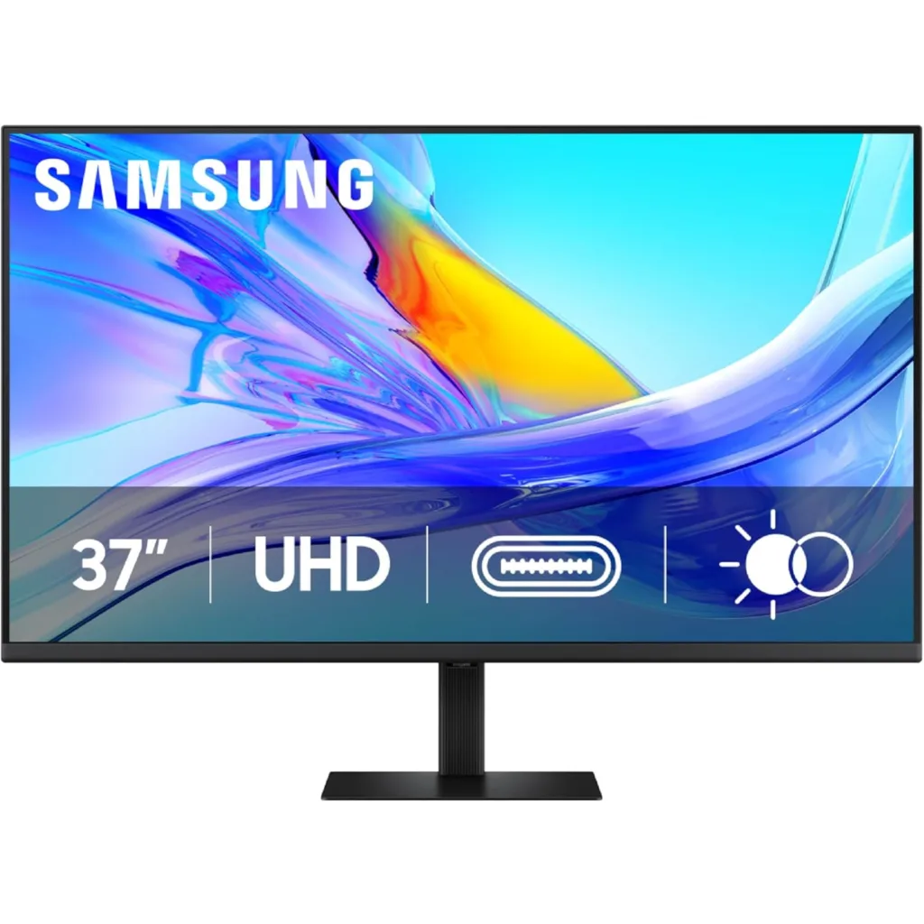 Monitor Samsung ViewFinity S8 37"" 4K UHD USB-C DP HDMI RJ45 Altura Ajustable