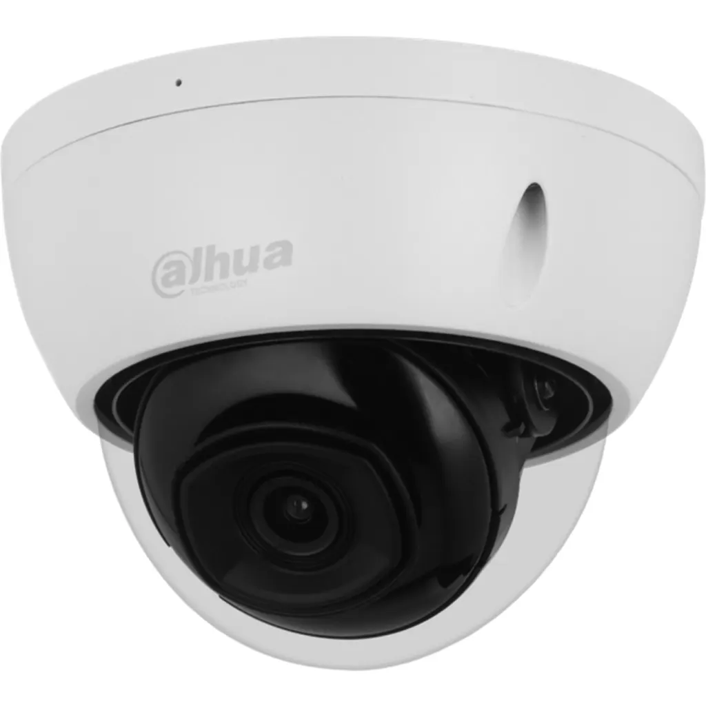 DH-IPC-HDBW2541EP-S-0280B-S2. camara domo IP 5Mp lente fijo 2.8mm IR 30m soporta IVS proteccion IP67