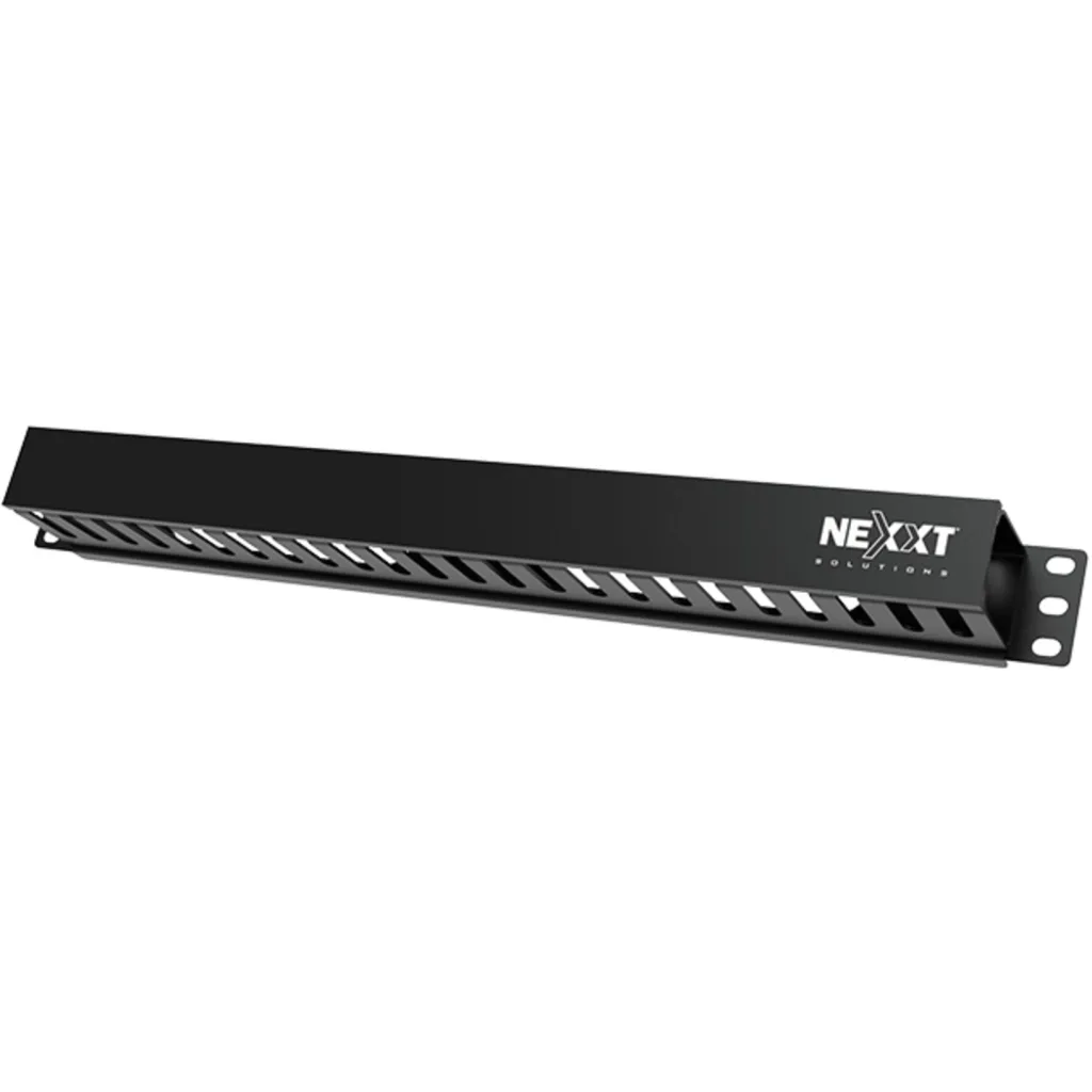 Imagen 4 de Nexxt Solutions Infrastructure - Rack cable management duct with cover - Organizador Plastico