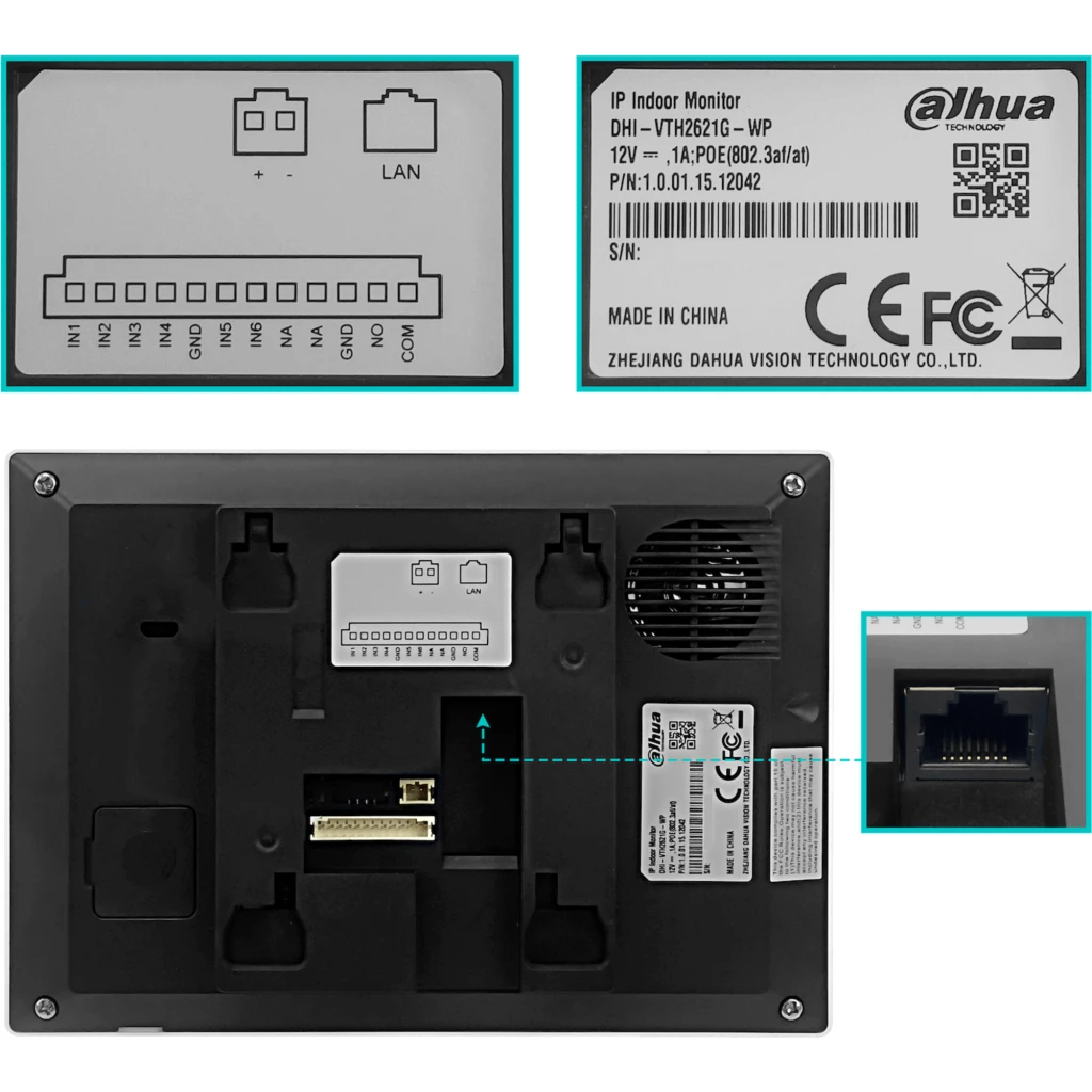 Imagen 5 de DAHUA Kit Portero IP Control Acceso Alarma DHI-KTW02