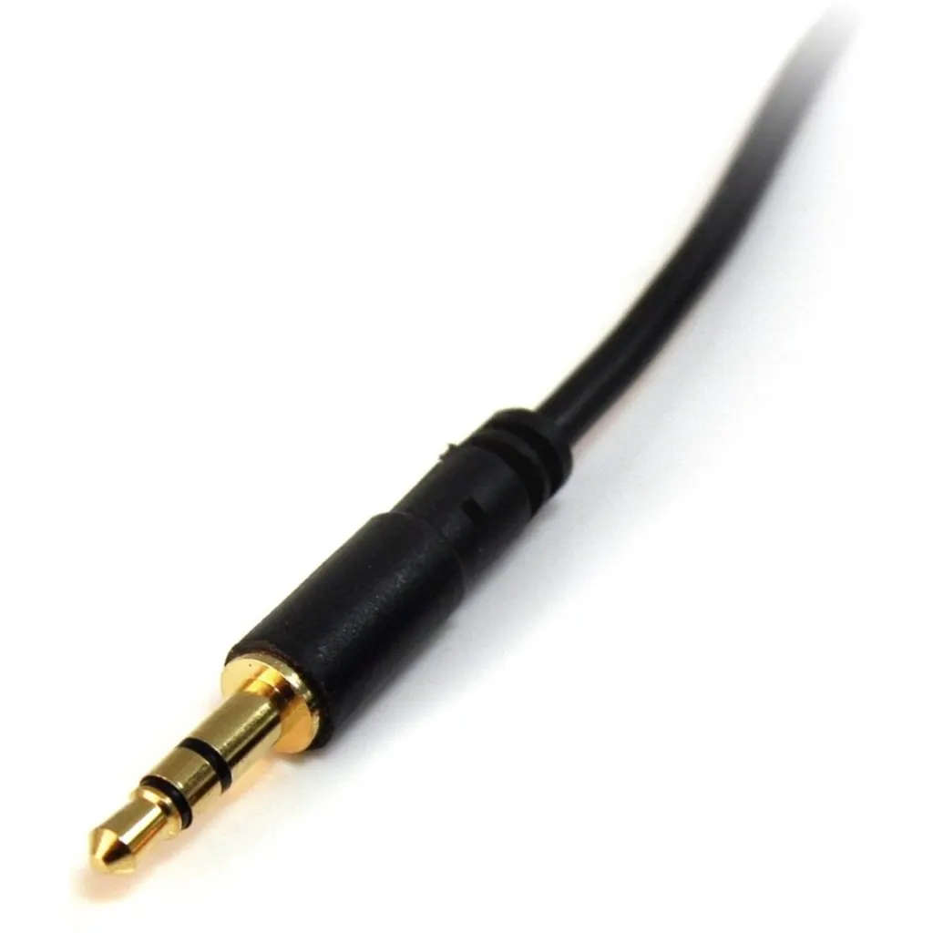 Imagen 1 de Cable de Audio Stereo Jack 3.5mm M/M Largo 91cm Baño Oro - StarTech