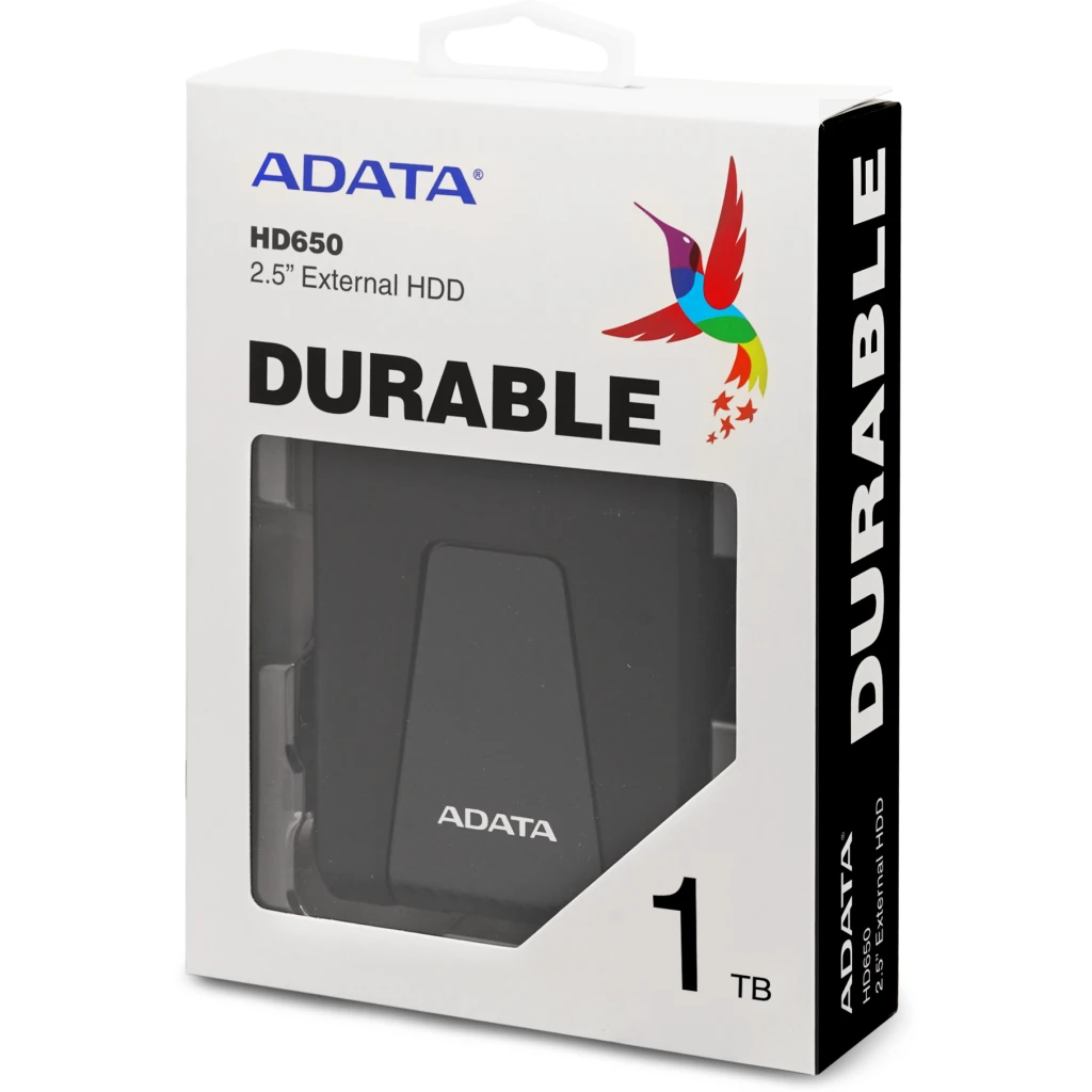 Imagen 7 de Disco Duro Externo AData HD650 1TB 2.5" 5400RPM USB3.2 Color Negro