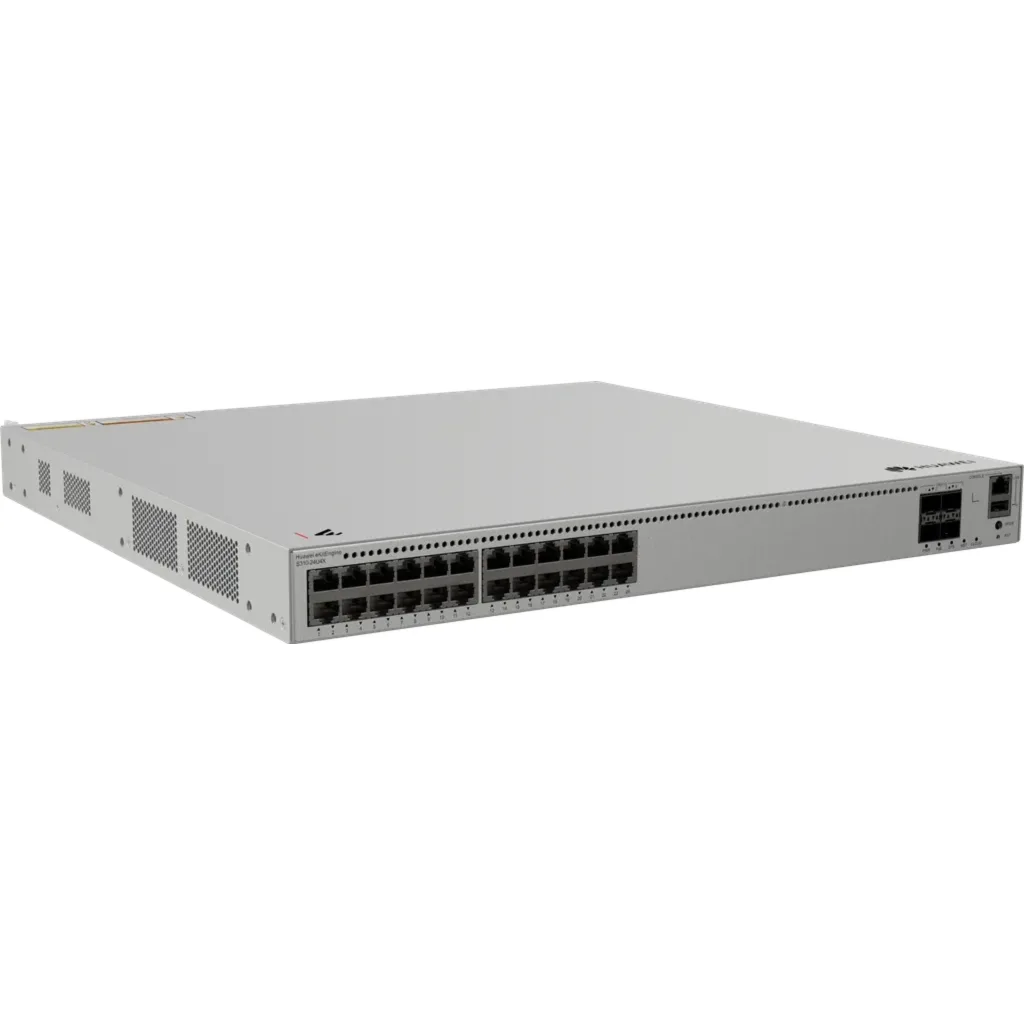 Imagen 1 de S310-24U4X. Switch Huawei eKit 24 puertos PoE++ 10/100/1000Base-T 4 Puertos 10 GE SFP+ capacidad de conmutación de 128 Gbit/s capacidad de reenvió de paquetes de 96 Mpps para agregación PoE de 2268W