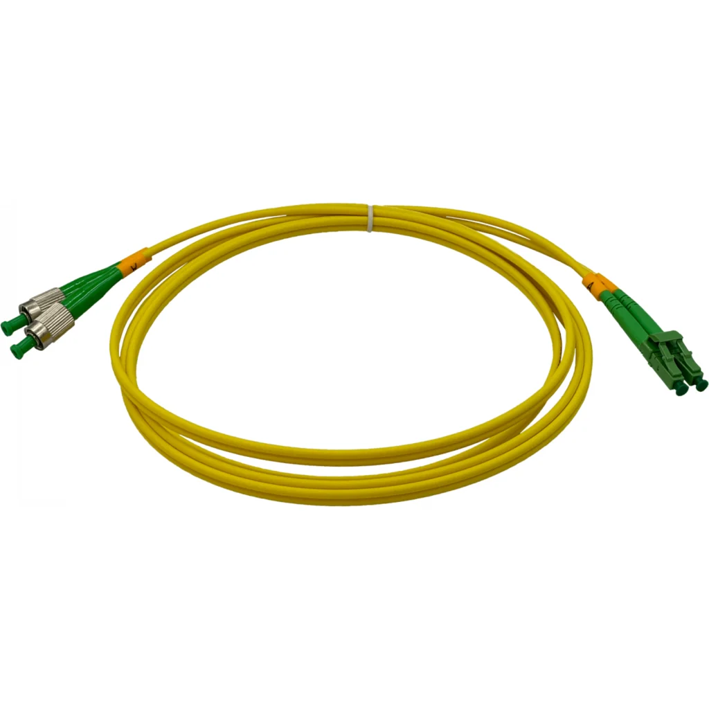 Imagen 2 de 2mt LC/APC-FC/APC MonoModo SM Duplex Jumper Cable Fibra 9/125um