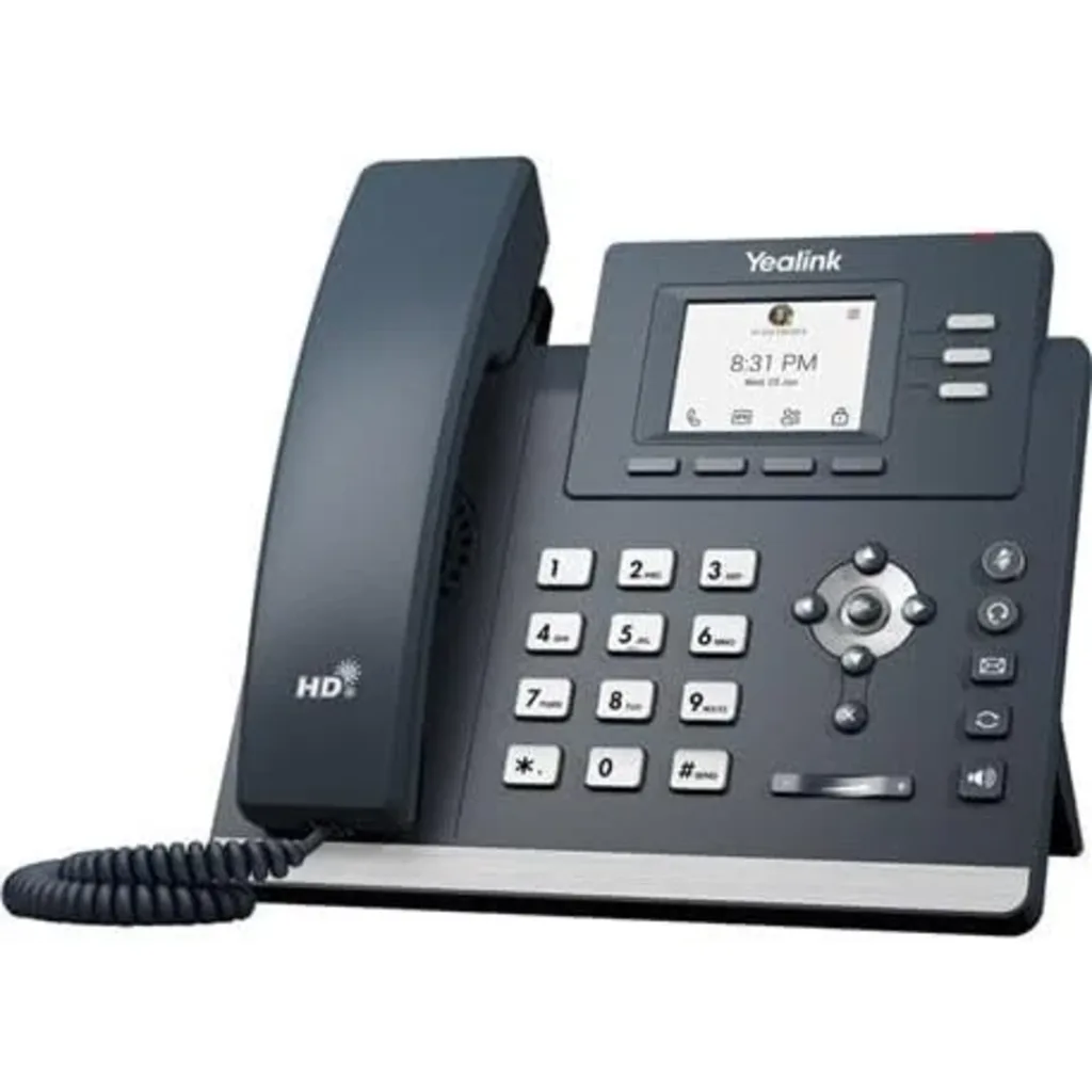 YEALINK Telefono nativo Teams, Android 9.0 , handset magnetico, pantalla 2,4", 1