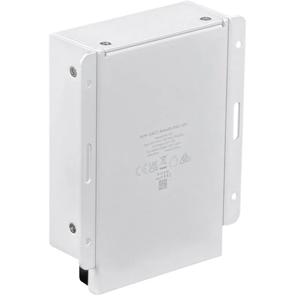 Imagen 1 de UBIQUITI 12VDC 5A 80W Fuente-Poder 100-240VAC Respaldo-12Vdc-Bateria