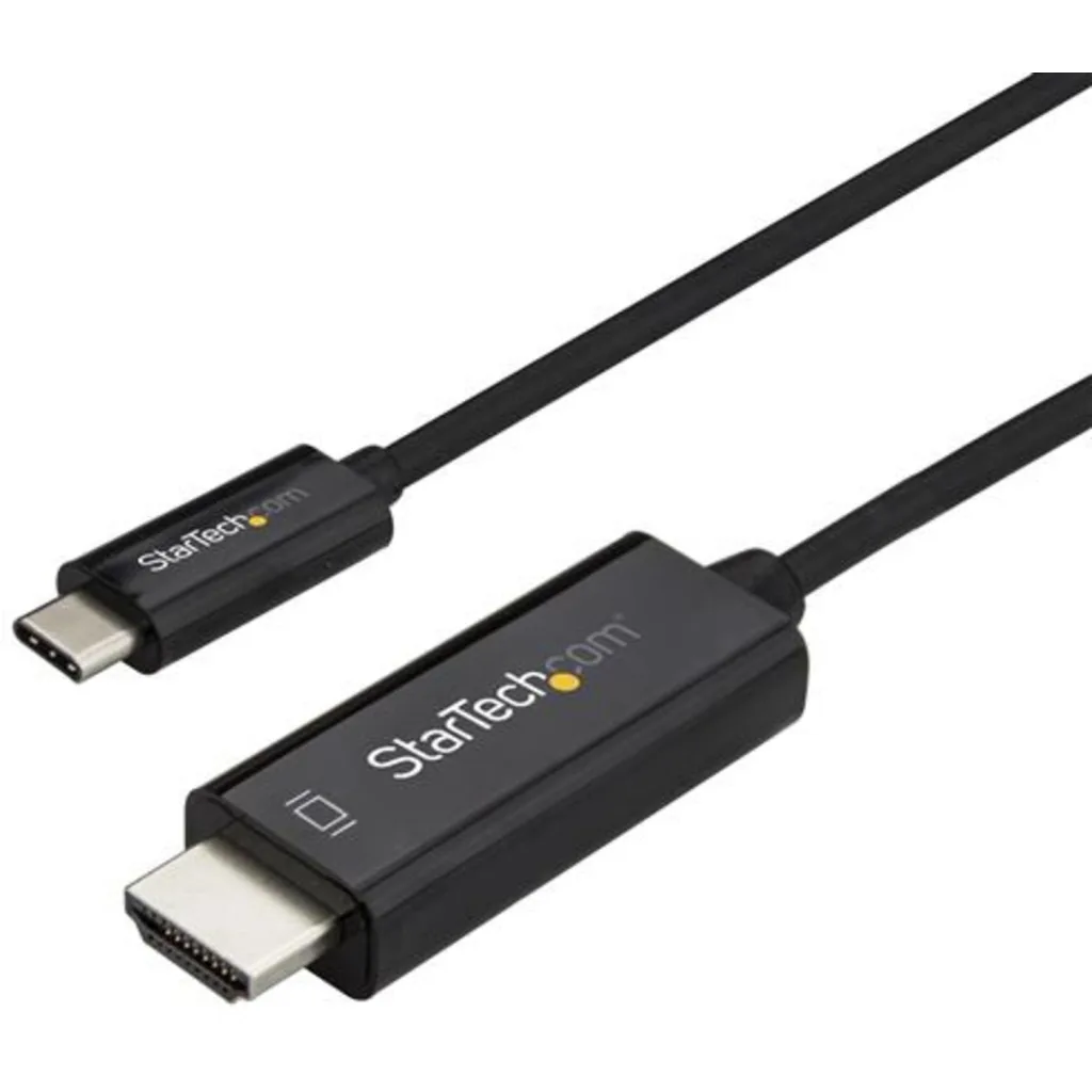 Cable Adaptador USB Tipo-C a HDMI M/M UHD 4K 3840x2160 60Hz 2mt Negro - StarTech