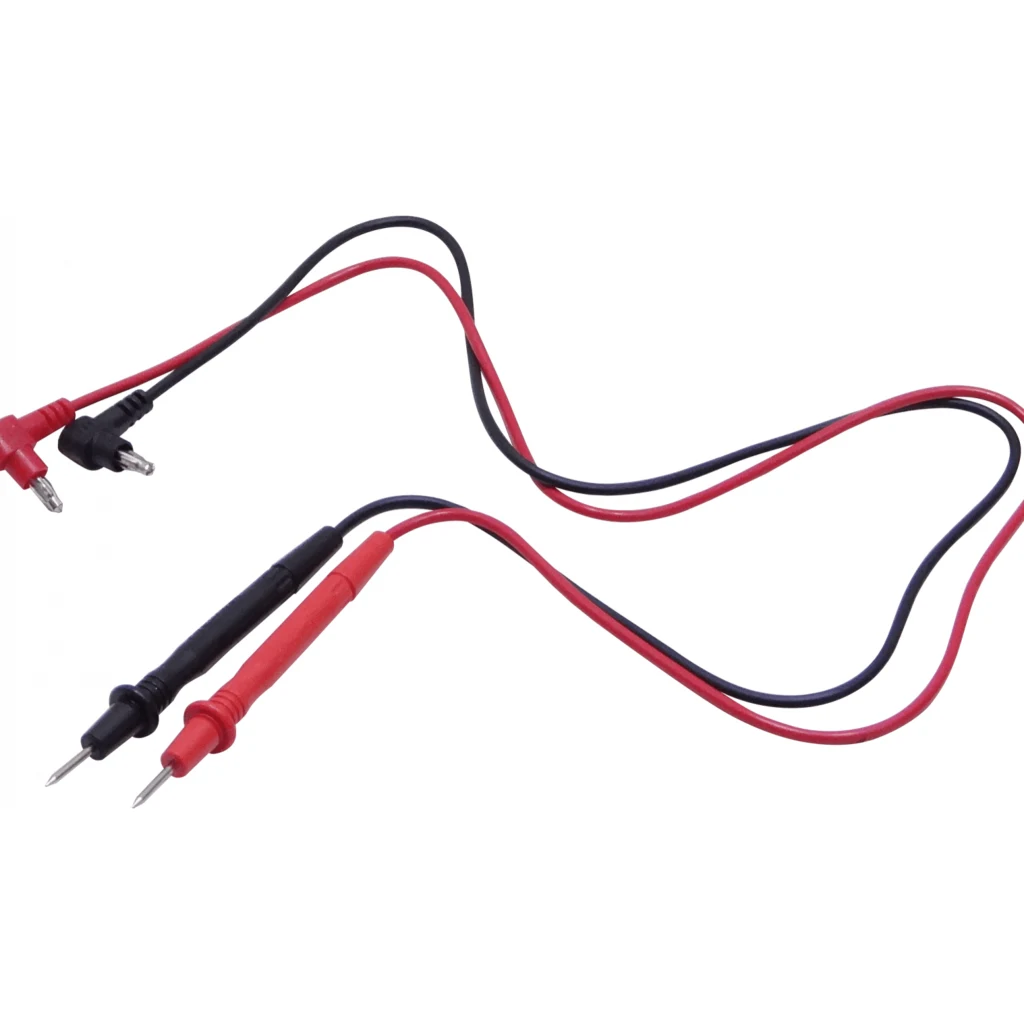 Imagen 1 de Repuesto Par Cables 57cm Punta16mm p/instrumento Multitester Universal
