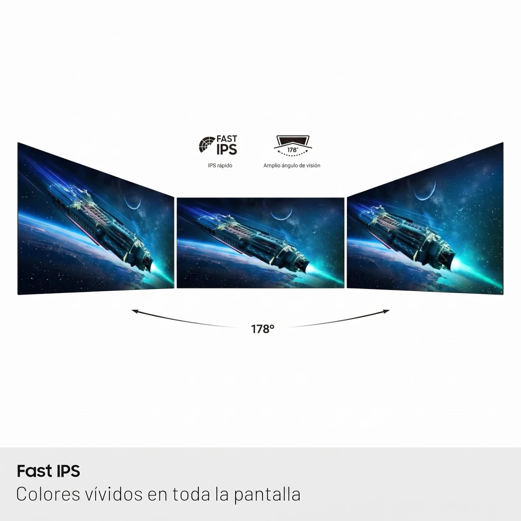 Imagen 3 de Monitor Gamer Samsung Odyssey G5 G50F 27" QHD 2560*2440 HDMI 180Hz 1ms GTG  