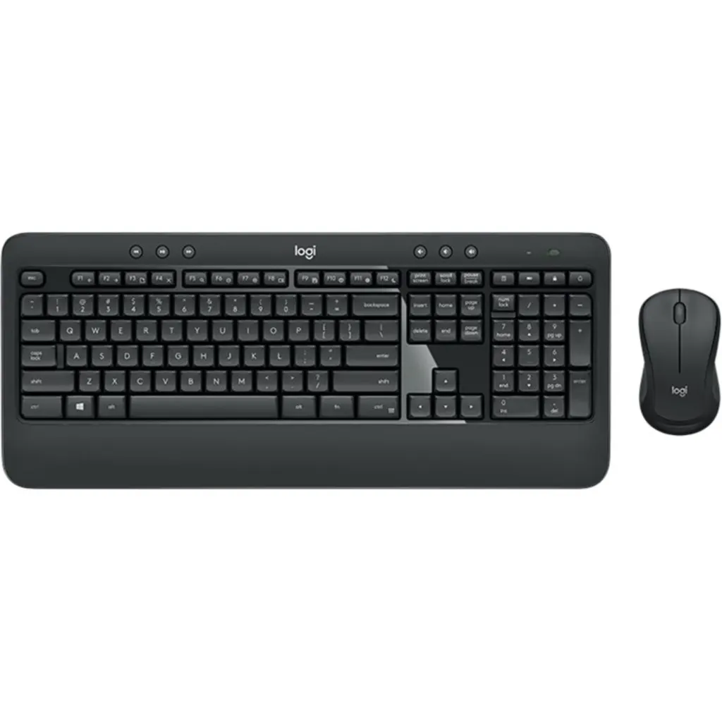 Imagen 3 de Kit Teclado Mouse Inalámbrico Logitech MK540 USB 2.4 Ghz Color Negro