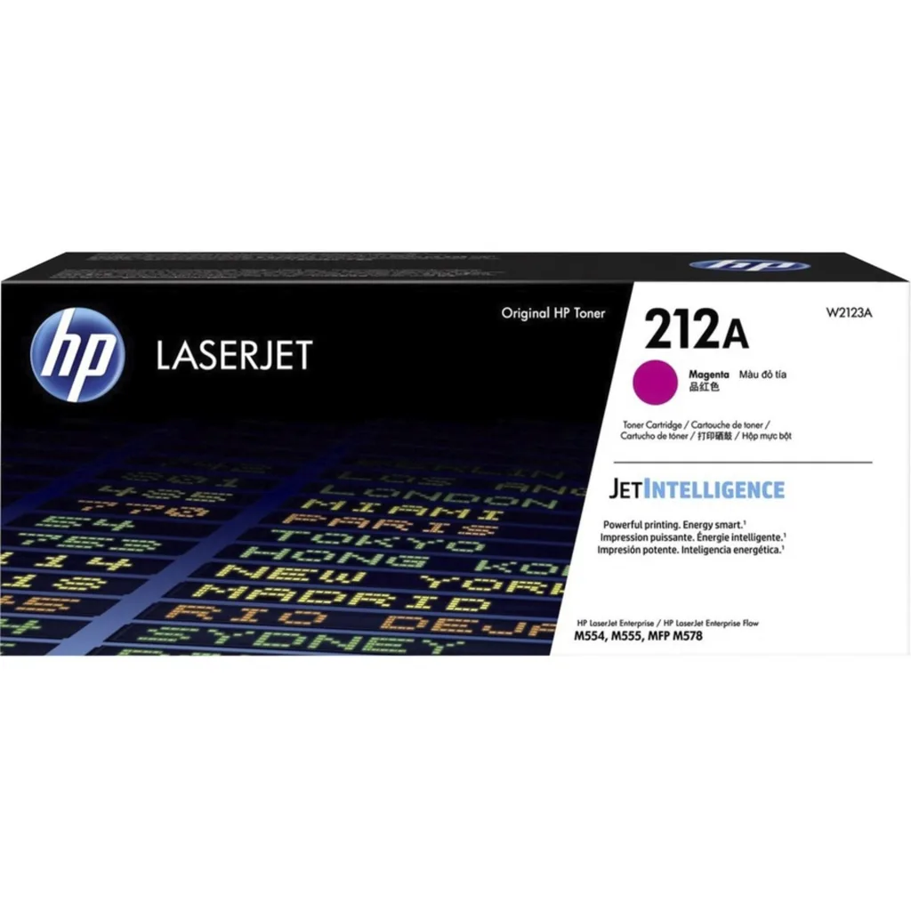 Toner HP 212A Magenta para M578c M554dn M555dn M555x MFP M578dn MFP M578f,4500Pá