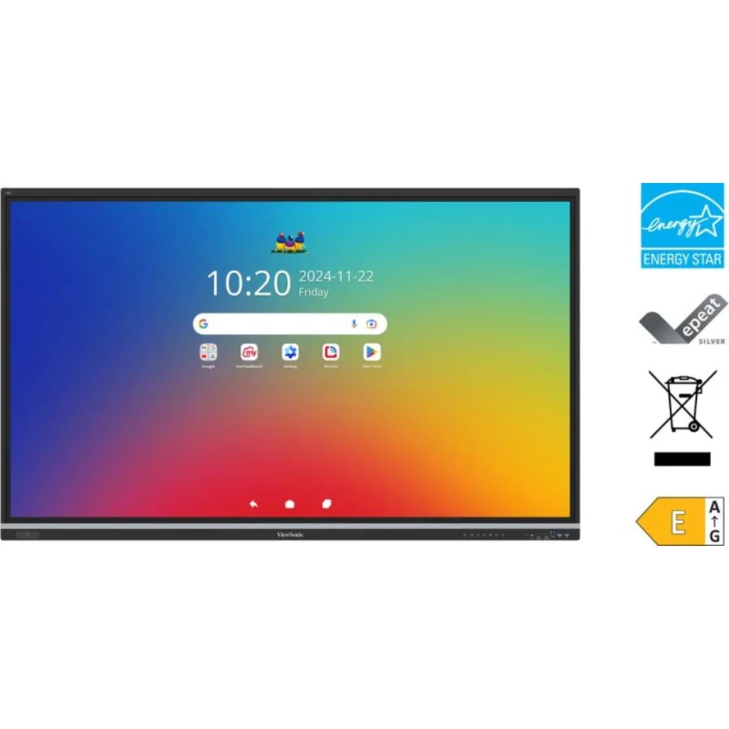 Monitor Interactivo ViewSonic ViewBoard 75" 4k UHD 3840*2160 LAN DP HDMI USB
