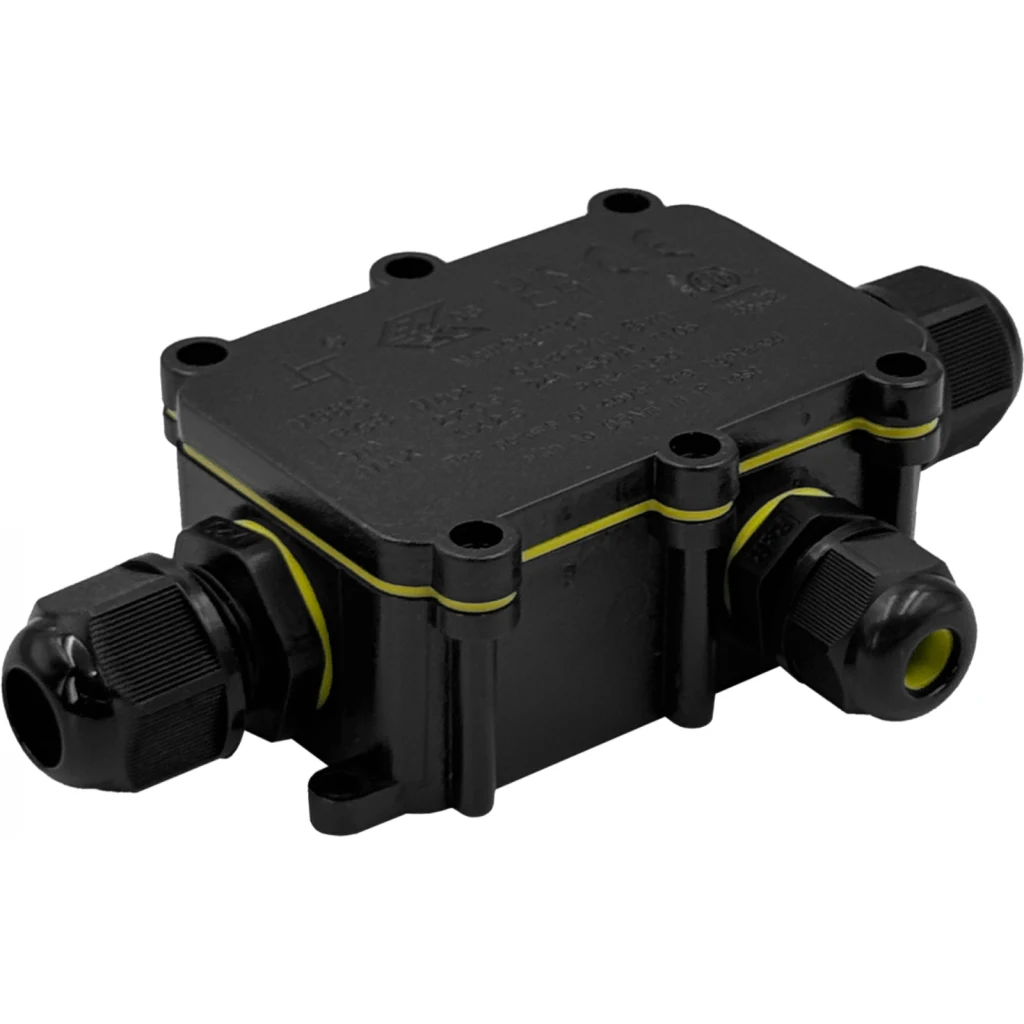 Imagen 1 de DEENLAI Caja Empalme 1a2 1xPG9 2xPG18.5 IP68 Exterior Regleta-4 FSH713