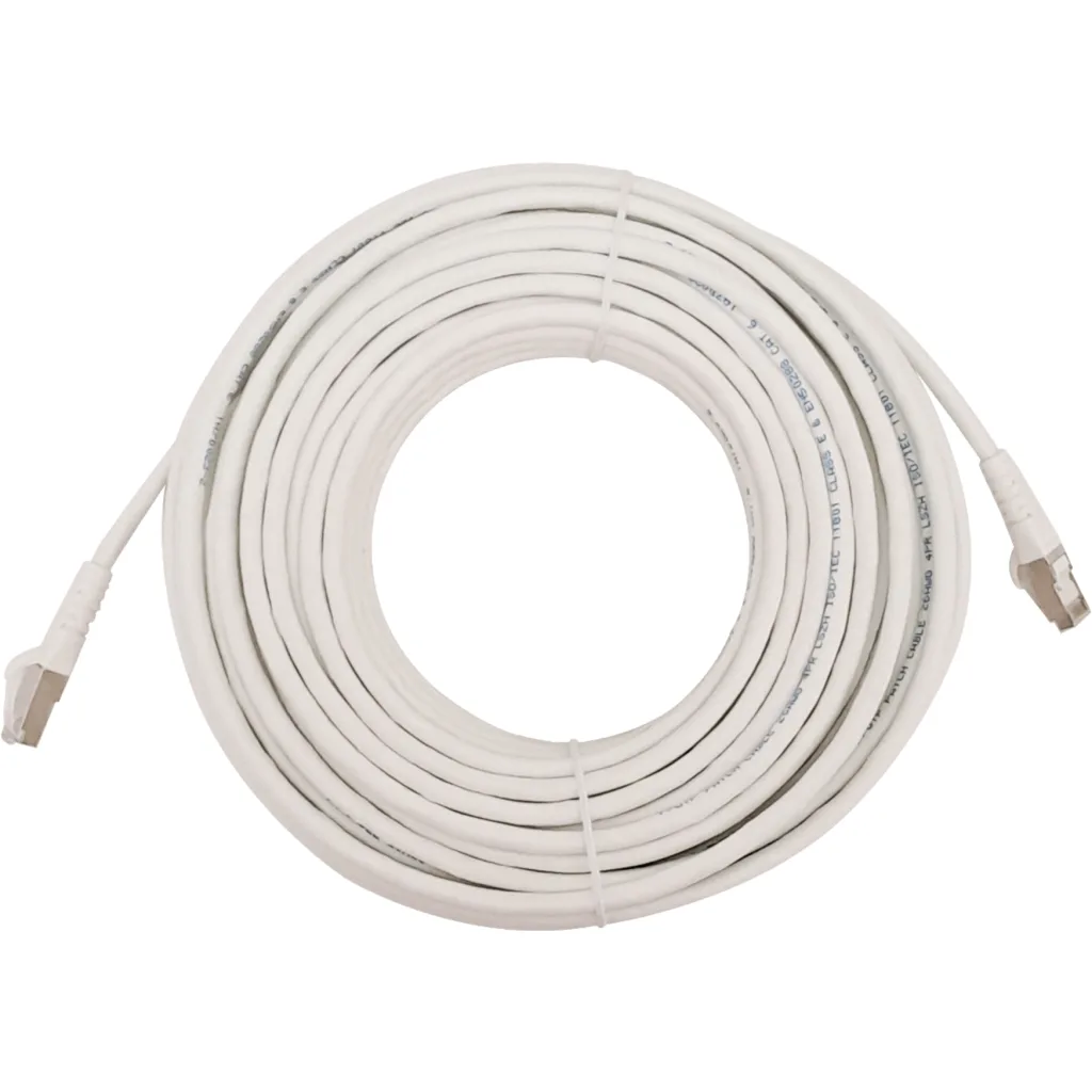 Imagen 2 de LINKMADE 20MT F/UTP CAT6 BLANCO LSZH CABLE PATCH MULTIFIL INYECTADO