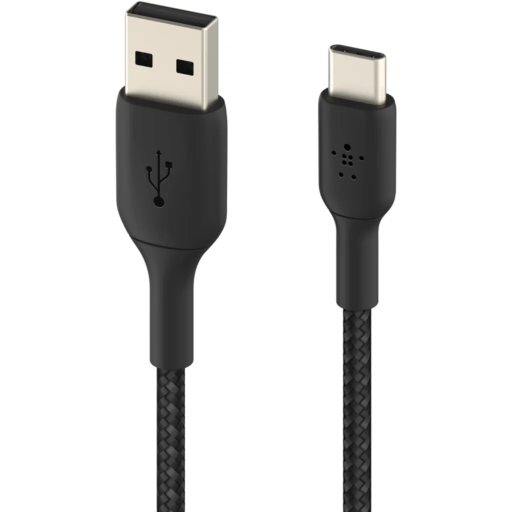 Imagen 3 de Cable USB Belkin USB-A a USB-C Trenzado 1mt Color Negro