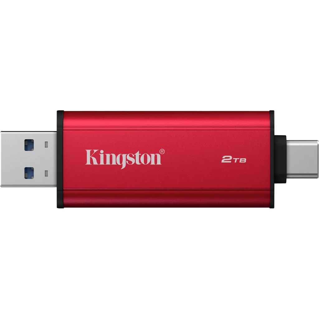 Imagen 1 de Unidad SSD Externo Kingston 2TB Dual USB-C/A Lec1050MB/s Esc950MB/s