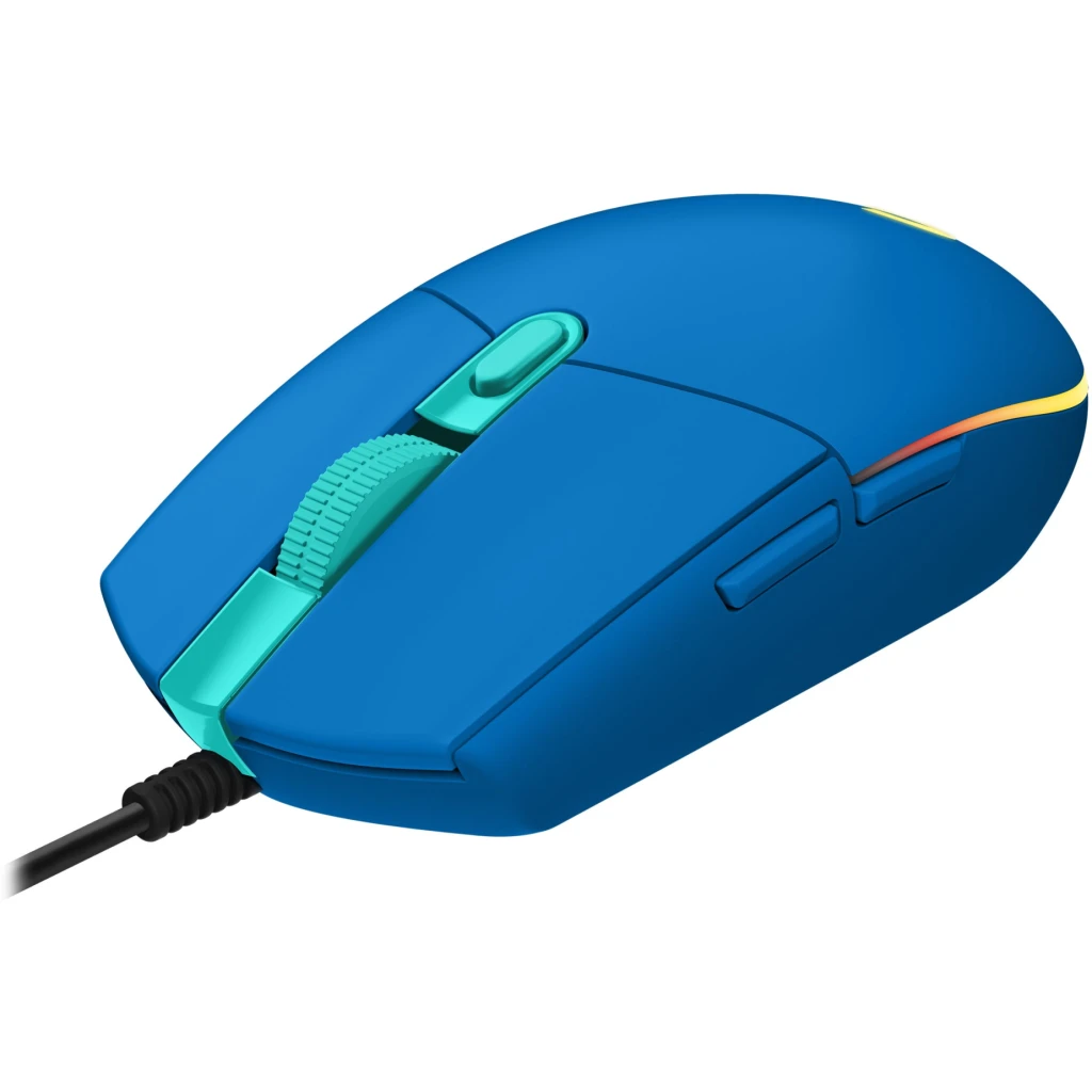 Imagen 4 de Mouse Gamer Alámbrico Logitech G203 RGB 6 Botones 8000dpi USB Azul