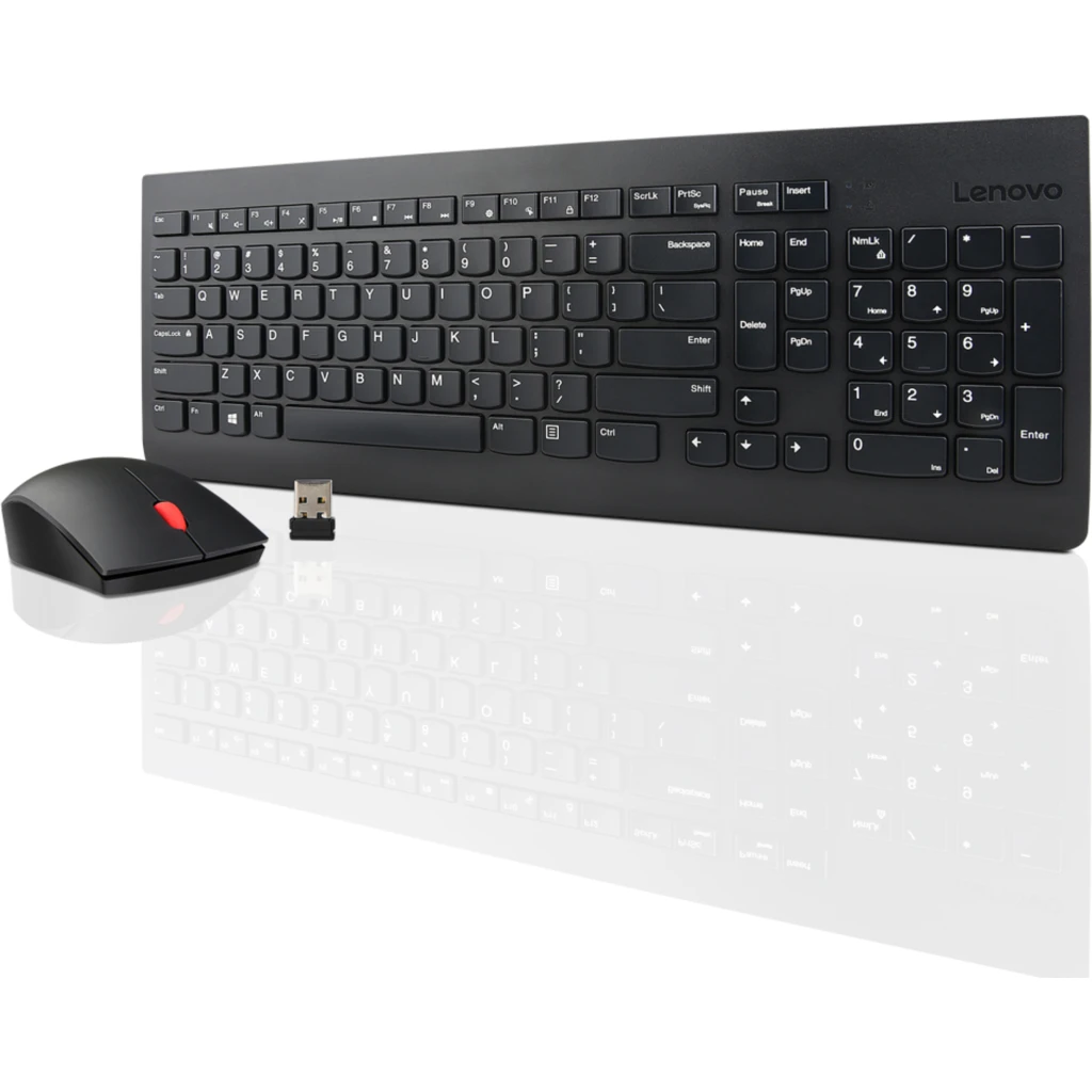 Imagen 5 de Kit Teclado Mouse Inalámbrico Lenovo 510 Dongle USB 171 Teclas LA Español Negro