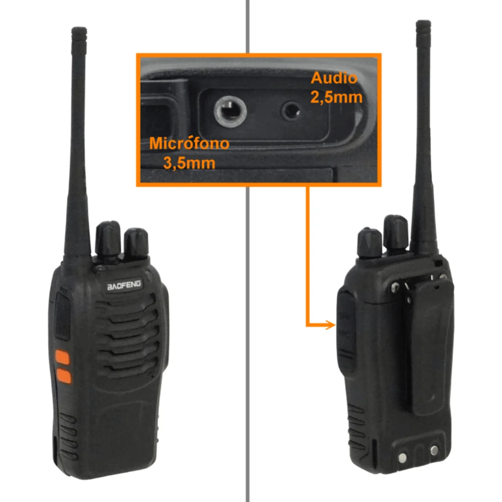 Imagen 2 de Radio 1un 6km 400-470MHz 16-Canales incl. cargador y bat 3,7V 1500mAh