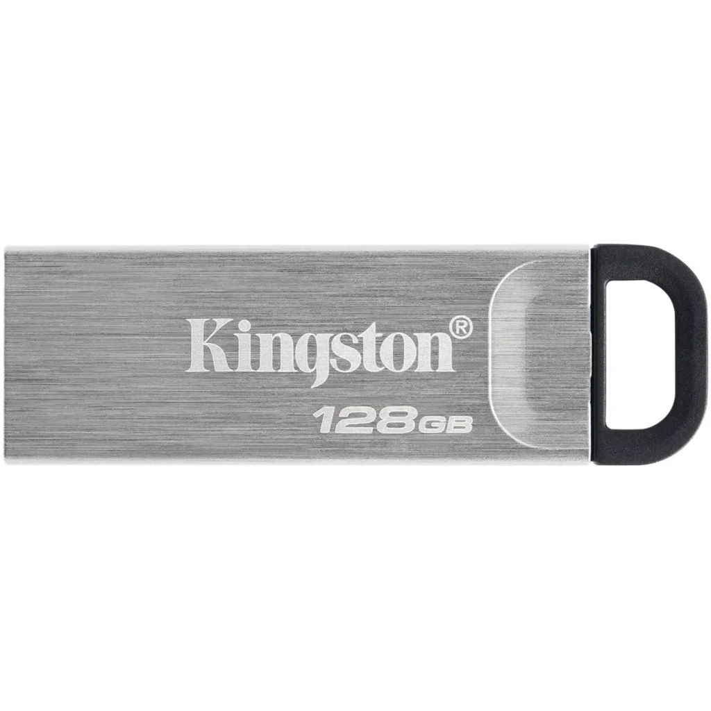 Imagen 3 de Pendrive 128GB Kingston DataTraveler Kyson USB 3.2 Gen1 Esc60MBs Lec200MBs Plata