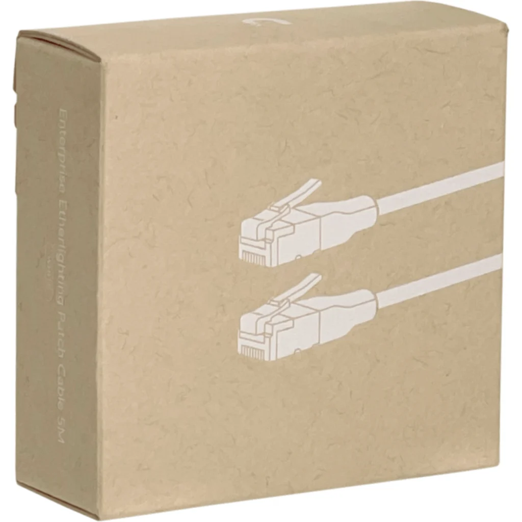 Imagen 2 de UI 5mt Cable Etherlighting Blanco Cat6a UACC-CABLE-PATCH-EL-C6A-5M-W