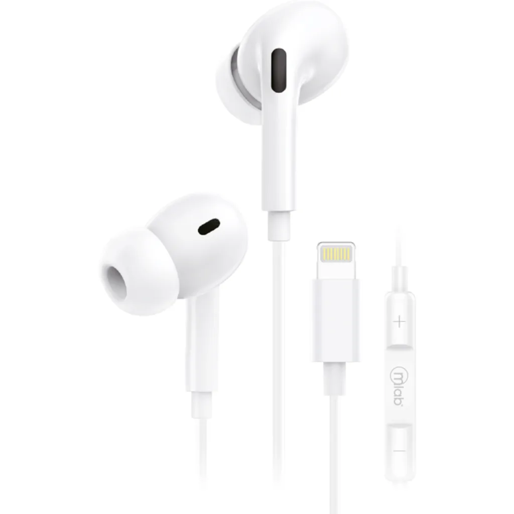 Imagen 1 de MLAB AUDIFONO MANOS LIBRES CONTROL VOLUMEN LIGHTNIG