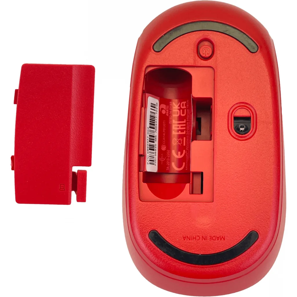 Imagen 5 de Mouse Rojo USB-AM inalambrico 2,4GHz req/1-AA Flame Red