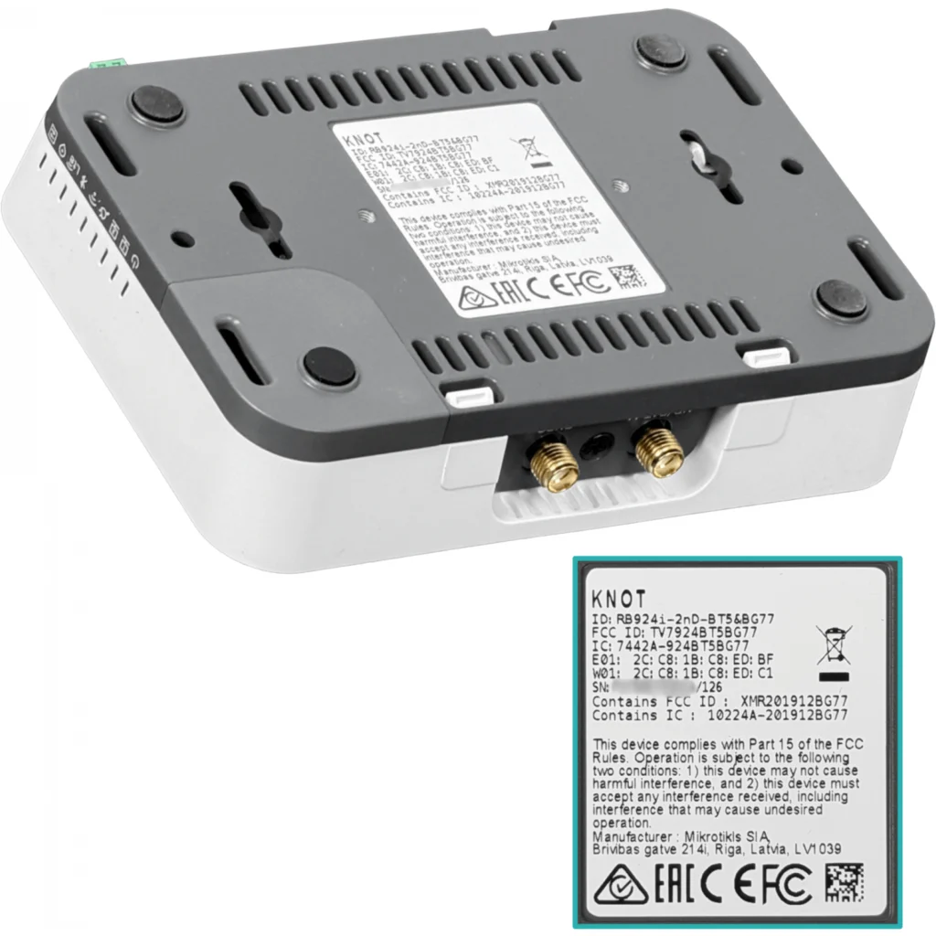 Imagen 8 de MIKROTIK BT WiFi RS485/Modbus CAT-M BLE 2-100 L4 RB924i-2nD-BT5&BG77