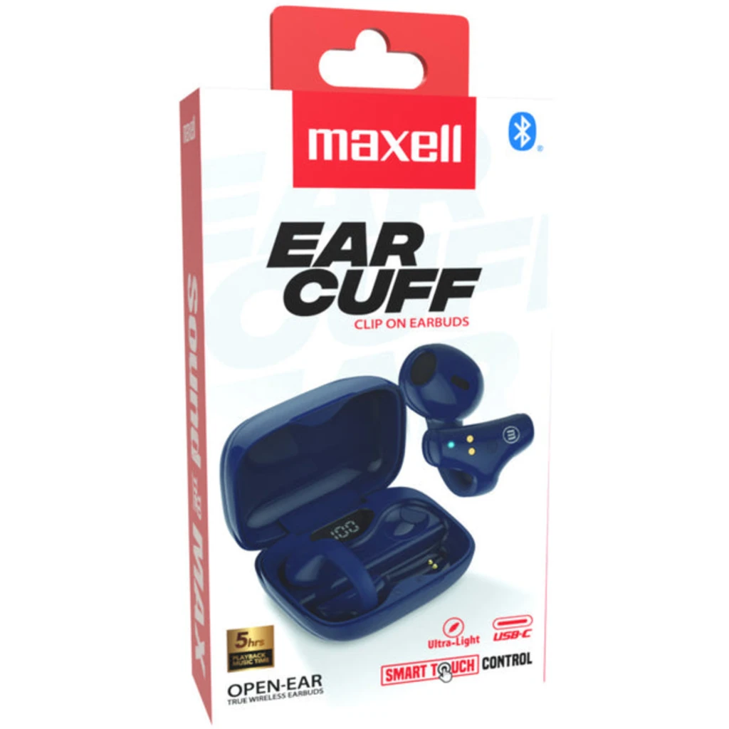 Audifonos Tws Tipo Ear Cuff Maxell Eb-Btcufftws Blu