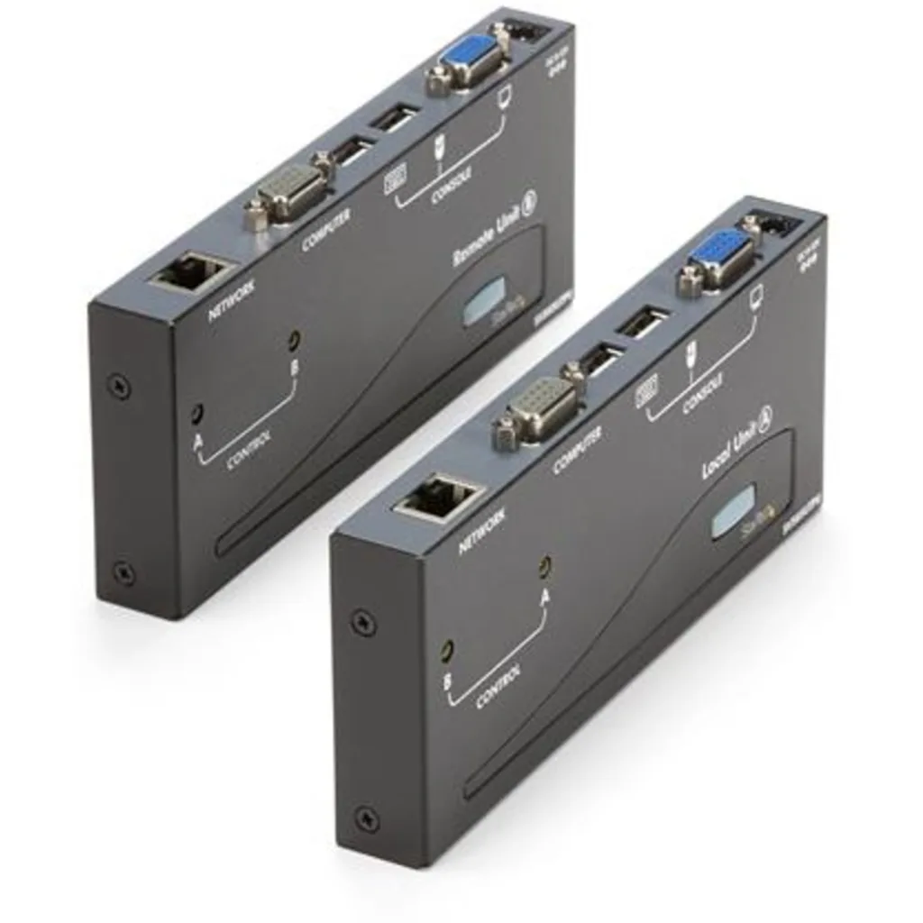 Imagen 1 de Extensor de Consola KVM por Cat 5 Ethernet (150m) con USB y Video VGA