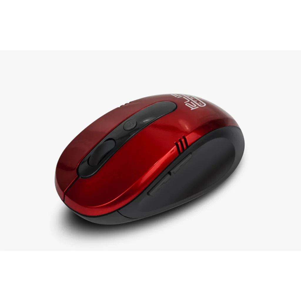 Imagen 3 de Mouse Inalámbrico KlipX KMW-330RD 6 botones 2.4GHz 1600dpi Recep. USB Color rojo