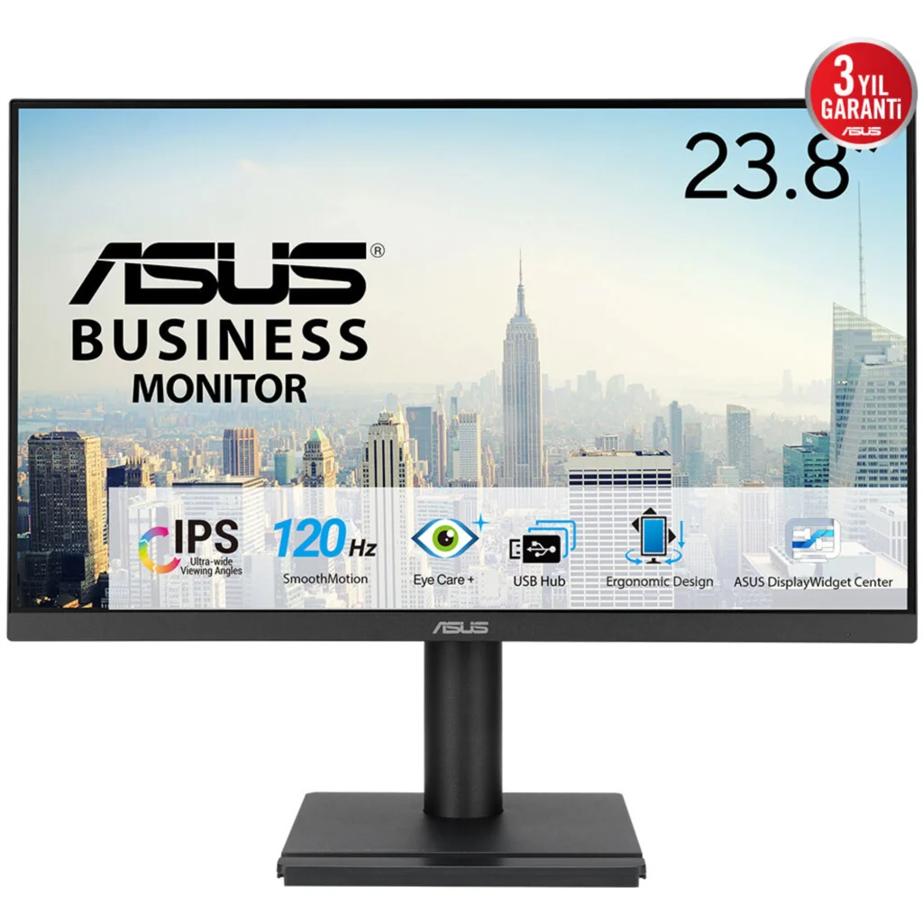 Monitor Asus Va249Qgs 23.8"" Ips Fhd Dp Hdmi Vga 4*Usb-A