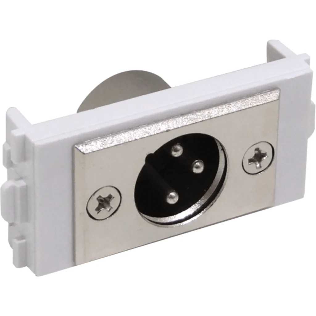 Modulo 1-XLR3-Macho Soldable para Placa Multimedia FQ1-FQ2-FQ3 DMX