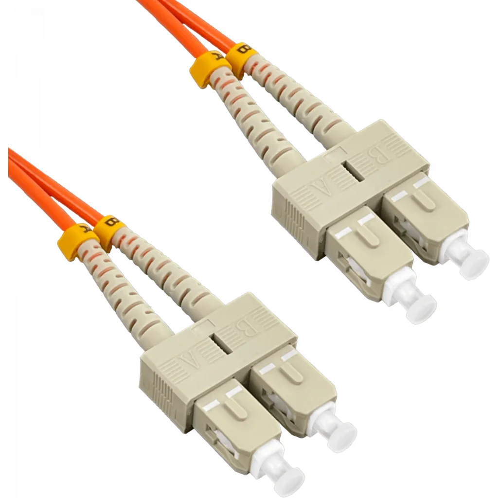Imagen 2 de 5mt SC-SC OM1 MultiModo MM Duplex Jumper Fibra 62.5/125um 3mm LSZH