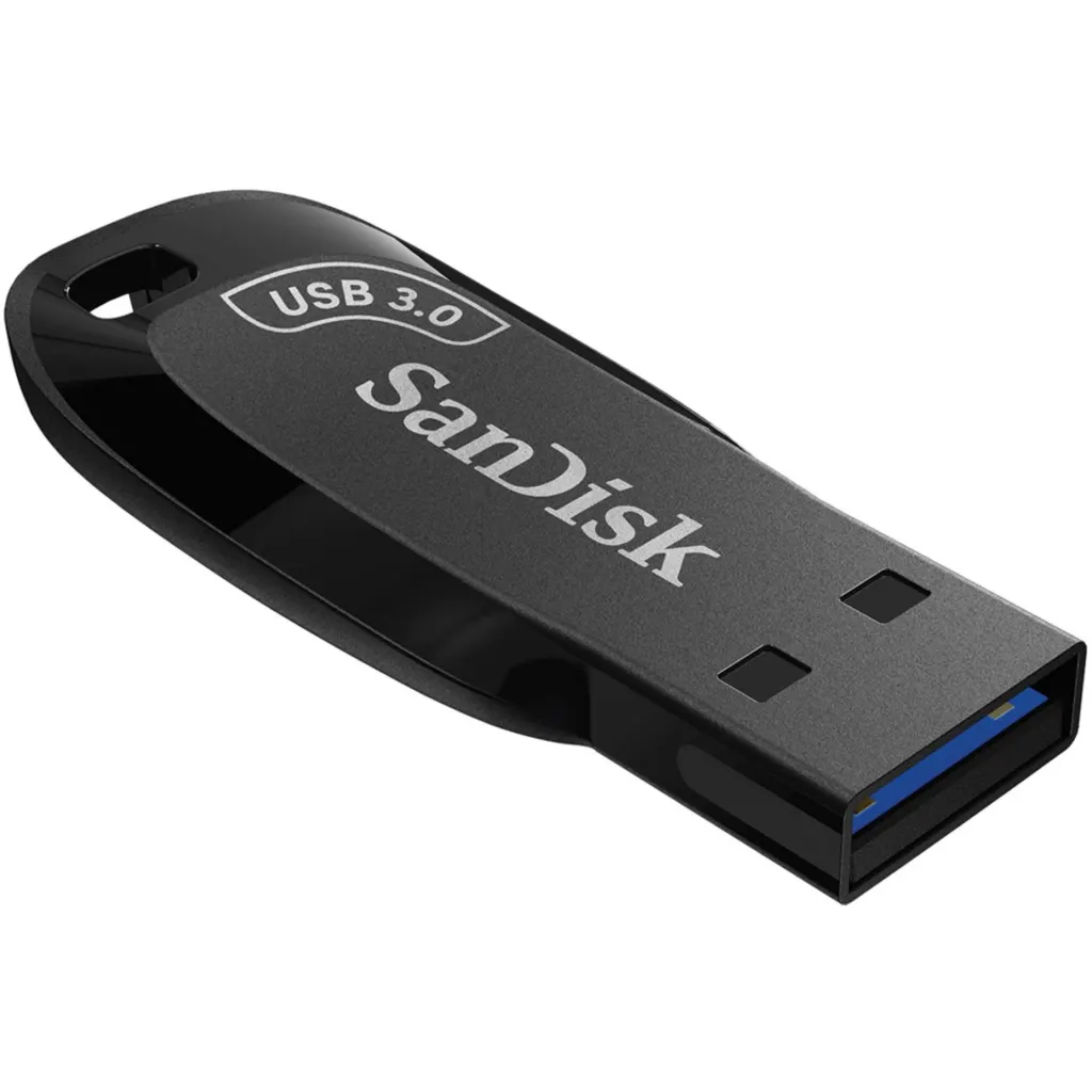 Imagen 2 de Pendrive 64GB SanDisk Ultra Shift USB 3.0 Flash Drive Sin tapa color negro