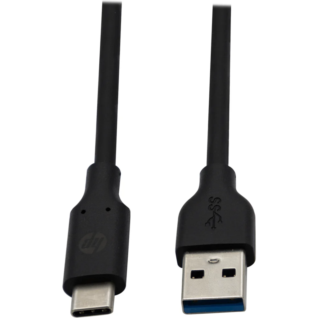 Imagen 2 de Cable USB-A a USB-C M/M v3.0 1mt Color Negro - HP DHC-TC101-1M
