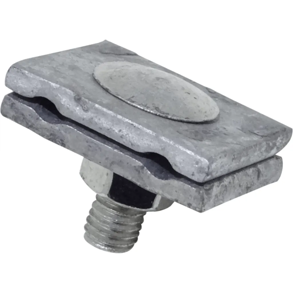 Imagen 1 de Brida 1-Perno-Hex3/4p 45x46x5mm Largo-38mm M12 para Sujecion Postacion