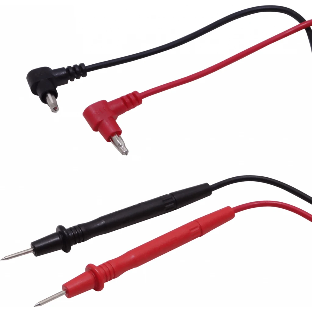 Repuesto Par Cables 57cm Punta16mm p/instrumento Multitester Universal
