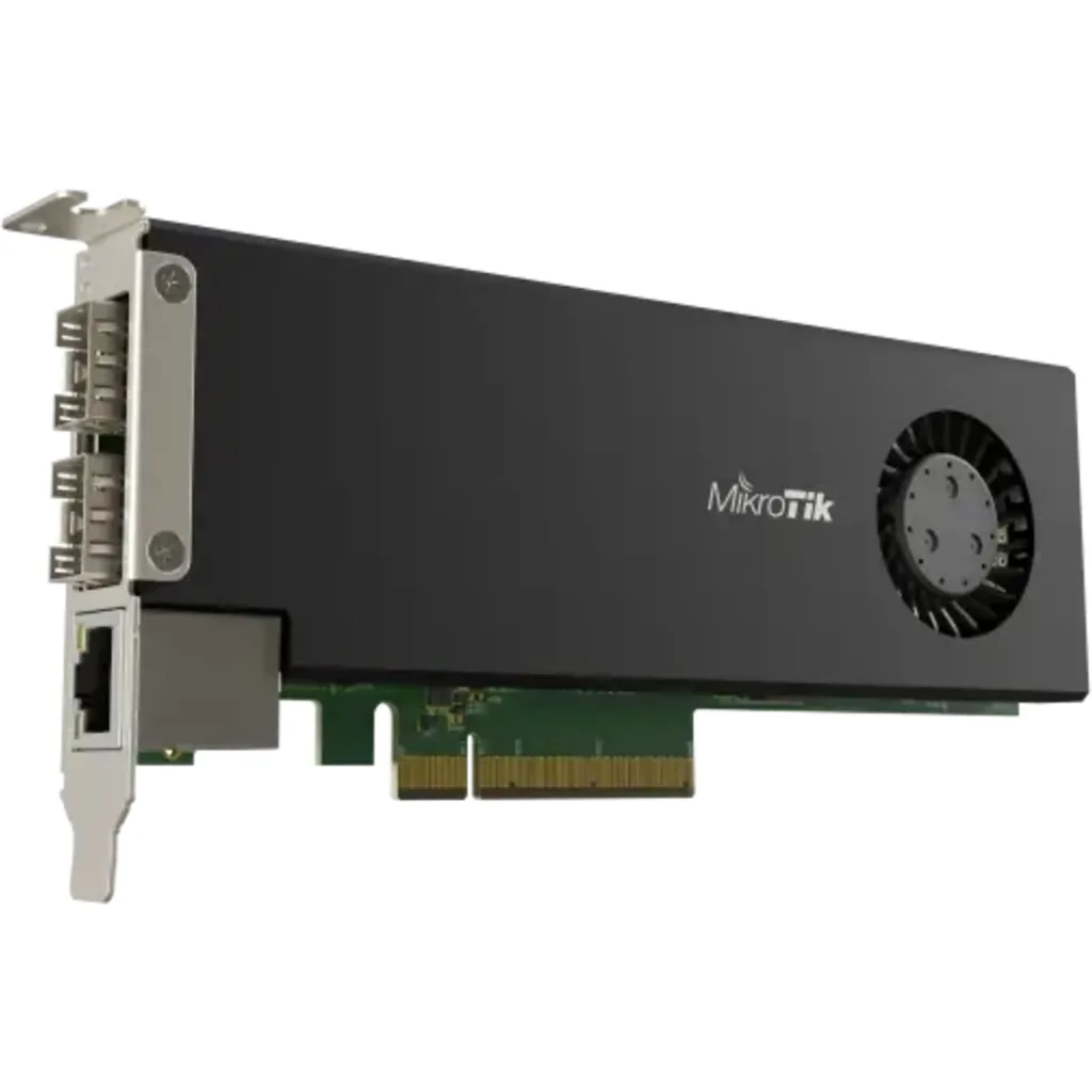 MIKROTIK PCIe-x8 2-SFP28-25G 1-MGMT Tarjeta NIC/CCR p/Servidor L6
