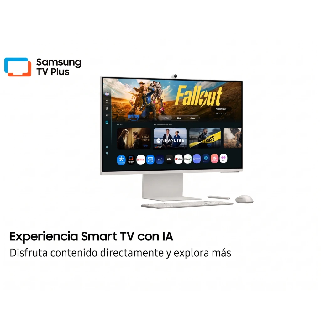 Imagen 7 de Monitor Samsung M8 M80F 32" Smart TV 4K 3840*2160 VA HDMI USB USB-C 60Hz 4ms