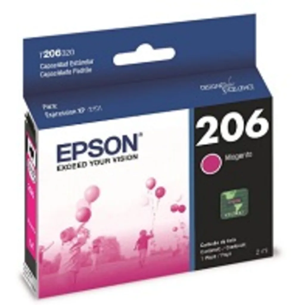 Cartucho de Tinta Epson T206320-AL Color Magenta aprox 200 pag p/  XP-2101