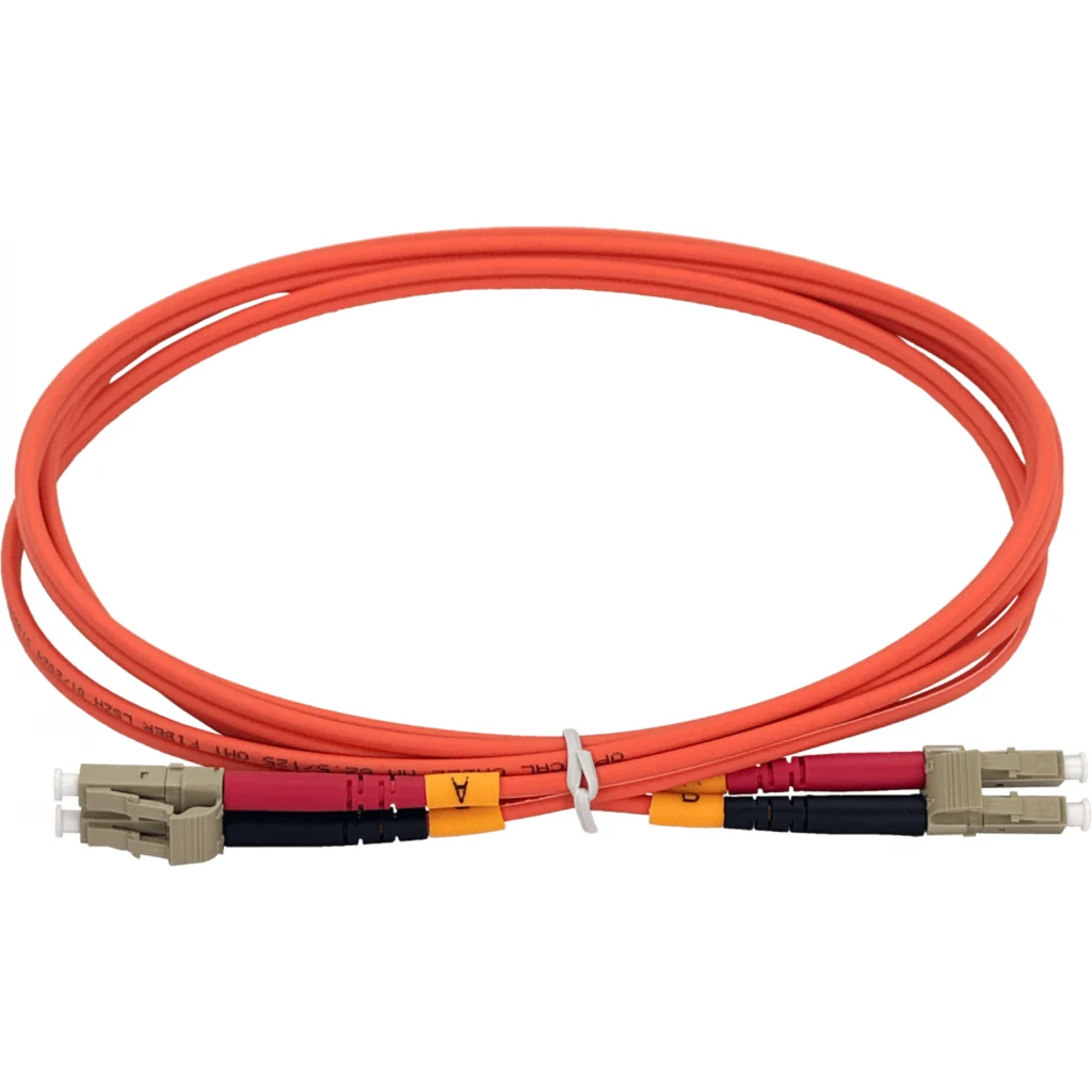 2mt LC-LC OM1 MultiModo MM Duplex Jumper Fibra 62.5/125um 3mm LSZH