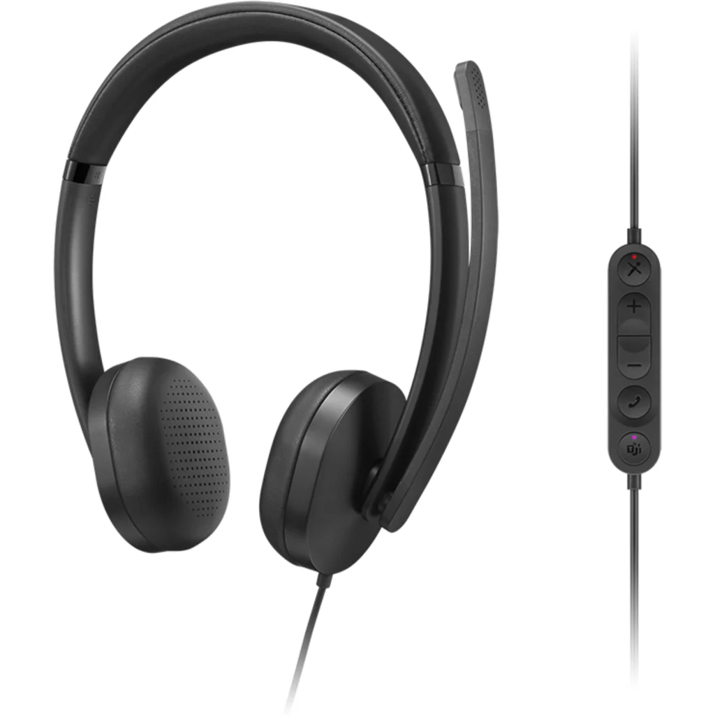 Imagen 4 de Audífonos Alámbricos Lenovo Wired VoIP Headset 5000, para teams