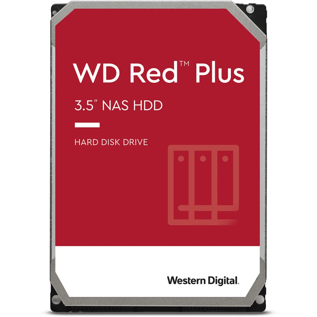 Imagen 0 de Disco Duro Western Digital Red Plus 12TB 3.5" 7200RPM SATAIII 6GB/s 256MB p/NAS