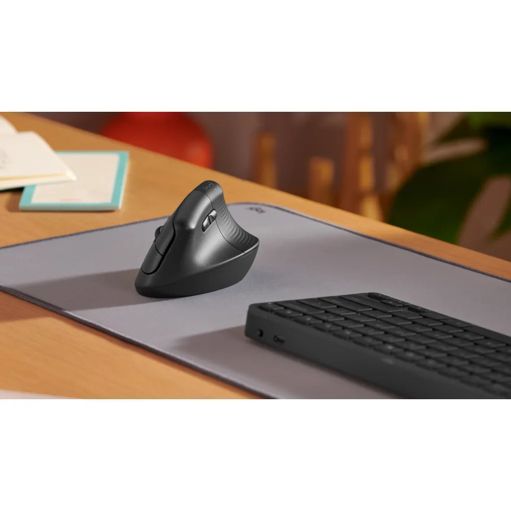 Imagen 8 de Mouse Ergonómico Inalámbrico Logitech Lift Vertical Óptico 4000DPI 6 BT Grafito